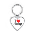 I Love Peace - Keychain