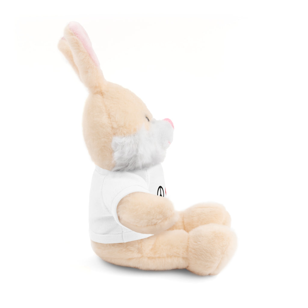 Peace and Heart Plush Friends — Inspirational Plush with 'Keep Going' Tee