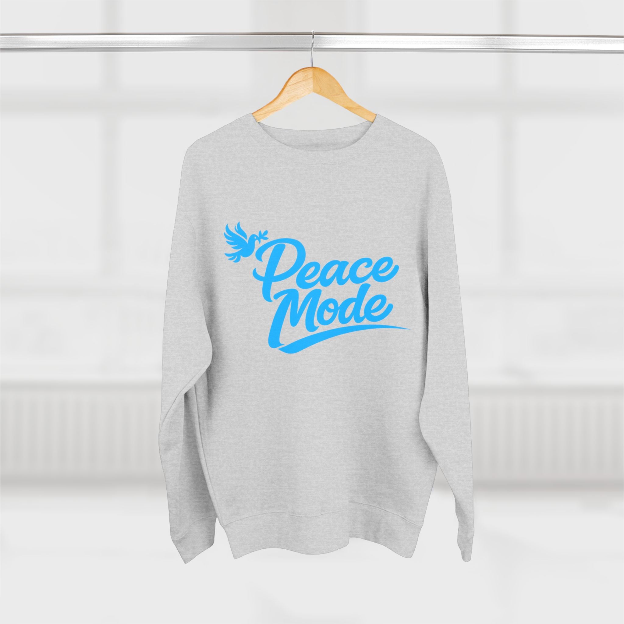Peace Mode - Crewneck Sweatshirt - Blue