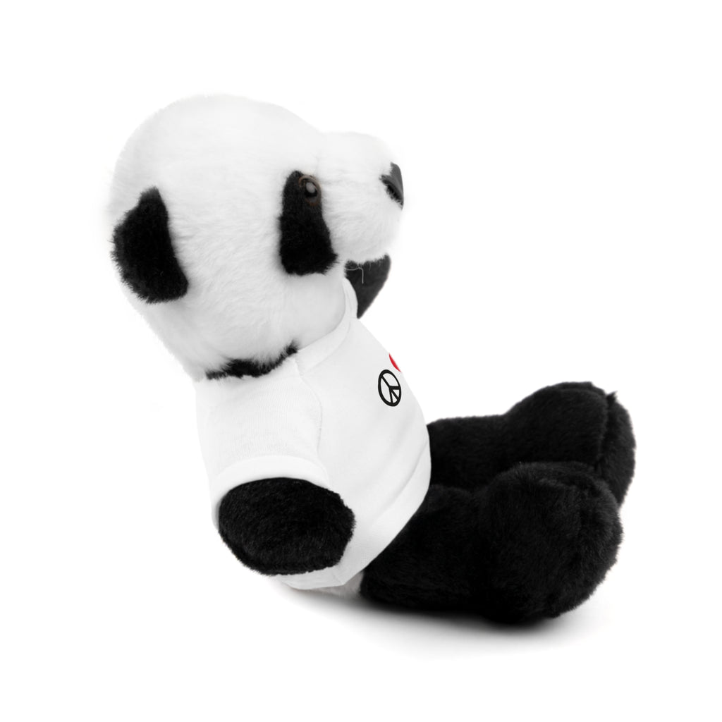Peace and Heart Plush Friends — Inspirational Plush with 'Keep Going' Tee
