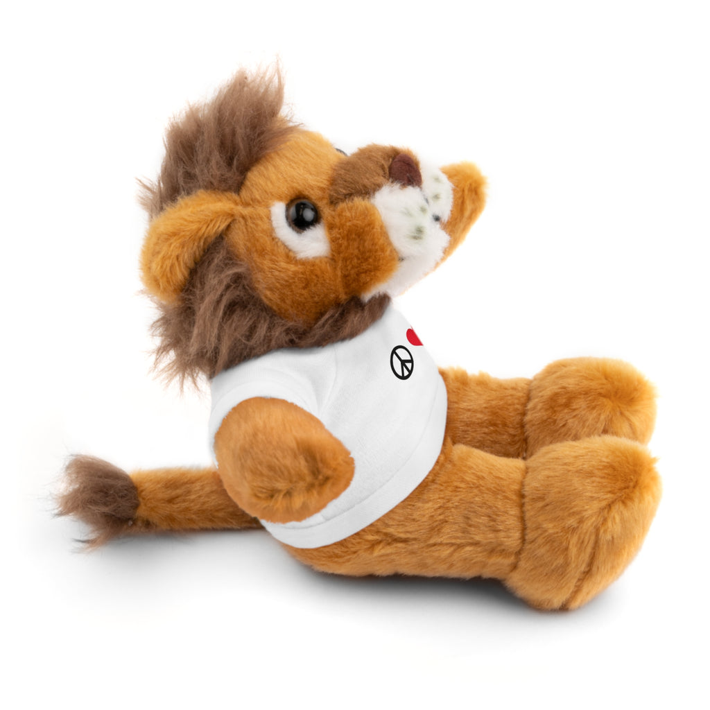 Peace and Heart Plush Friends — Inspirational Plush with 'Keep Going' Tee