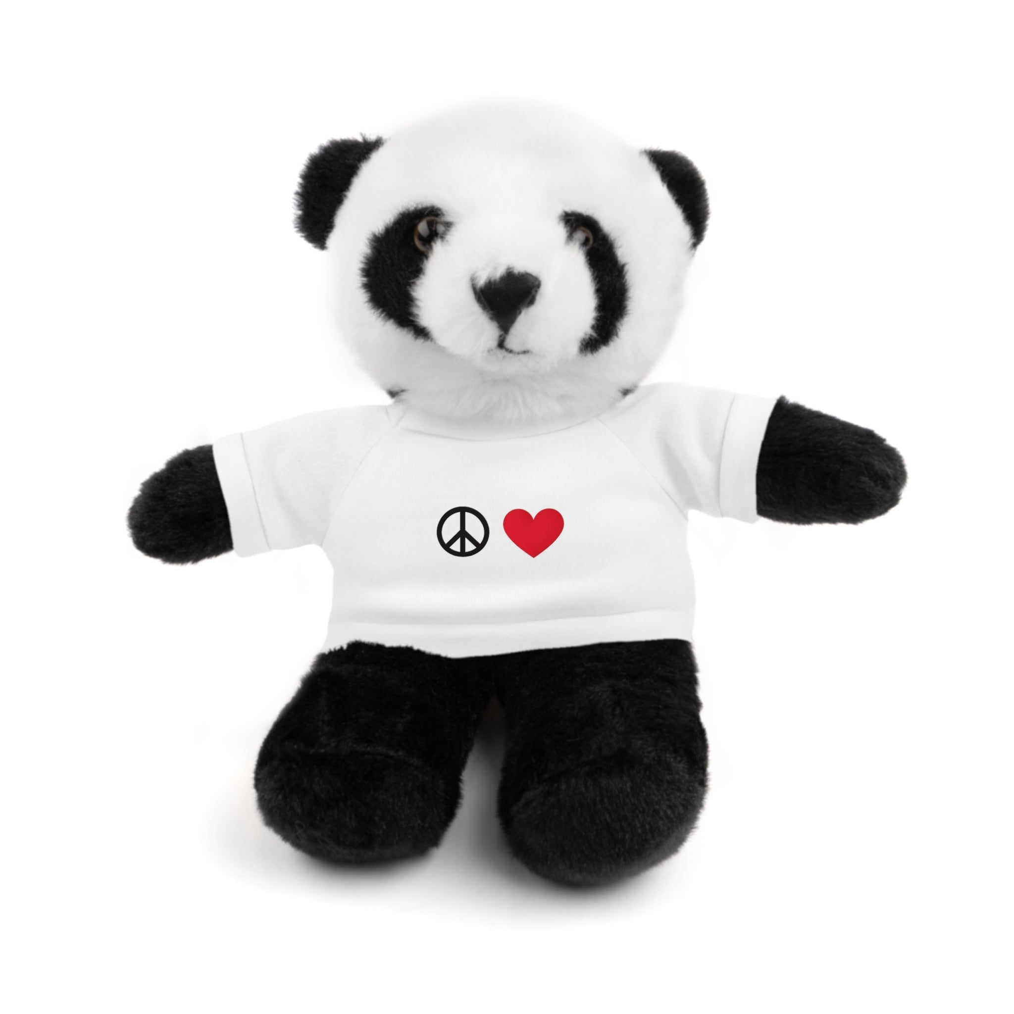 Peace and Heart Plush Friends — Inspirational Plush with 'Keep Going' Tee