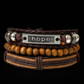 Hope -  Leather Bracelet